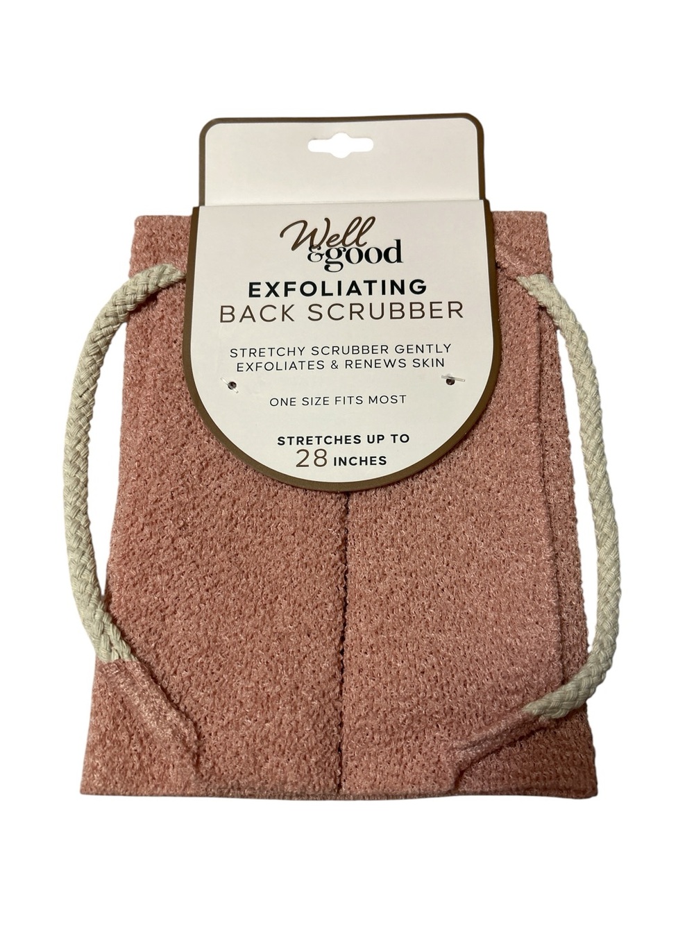 Exfoliating Back Scrubber - Dusty Rose